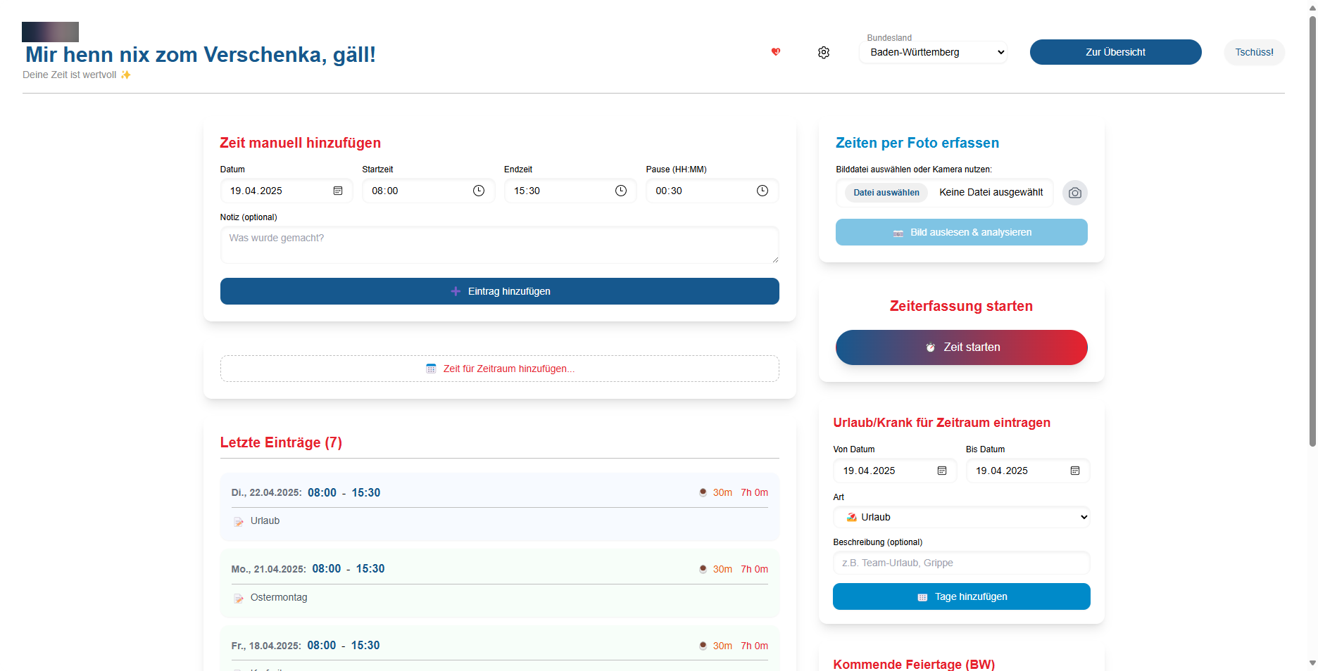 Time Tracking Tool